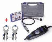 DREMEL 300 JF, 125W, 55ks, hřídel, kufr + svěrky 2515