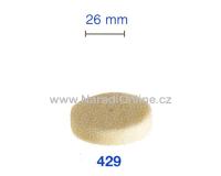 leštící filc, DREMEL, talířový, 26mm, DR429