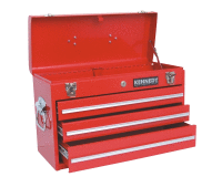 plechový box na nářadí, 3x zásuvka, 520x340x215mm