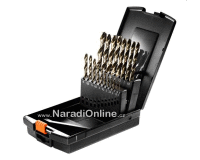 sada vybrušovaných vrtáků, PROTOOL, 19ks