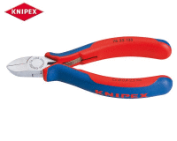 boční štípací kleště pro elektromechaniky Knipex, chrom, dvousložkové rukojeti 125mm