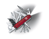 kapesní nůž VICTORINOX, CyberTool-Lite, červený, 91mm