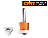 kombi ořezávací fréza CMT, 0-25°, HM, S8, 19-24,5/15