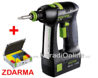AKU vrtací šroubovák FESTOOL, C 12 CE-MH-C45-PLUS