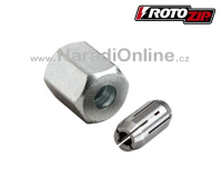 sada upínací kleštiny s matkou, RotoZip, 4mm