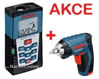 laserový měřič vzdálenosti, BOSCH, DLE 70 Profi + GSR 3,6V