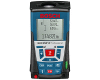 laserový měřič vzdálenosti, BOSCH, GLM 250 VF, Profi