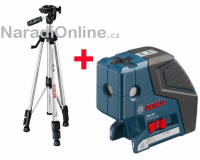 stavební bodový laser BOSCH, GPL 5 C+BS150