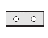 výměnná žiletka HM, DTD,  50x12x15mm
