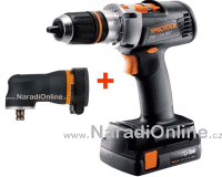 AKU příklepový šroubovák, PROTOOL, PDC 12-4 TEC-Li-SET