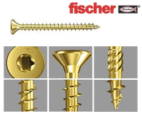 vrut do dřeva, žlutý, celý, POWER FAST, TX10, 3,0x10mm, (500ks)