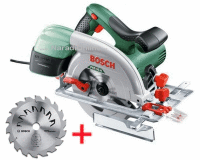 okružní pila BOSCH, PKS 55 A + pilový kotouč