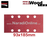brusný papír, suchý zip, 93x185mm, FW-BEST, P100