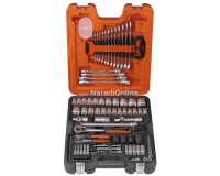 gola sada nástrčných klíčů 1/4"+1/2", BAHCO, 106ks