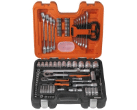 gola sada nástrčných klíčů, 1/4"+1/2", BAHCO, 92ks