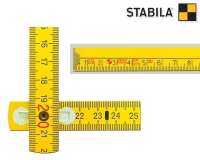 skládací dvoumetr STABILA, serie 700, 2m, žlutá barva