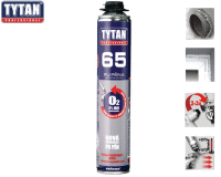PU pěna, pistolová 65, TYTAN, 870ml