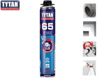 PU pěna, pistolová 65, TYTAN zimní, 870ml