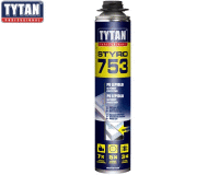 PU pěna, pistolová, STYRO 753, TYTAN, 750ml