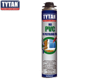 PU pěna, pistolová, PVC, low-expansion, TYTAN, 750ml