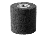 lamelový rounový satinovací válec, černý, 100x100 mm