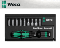 sada bitů WERA (mini) + rukojeť, KOMPAKT 11, 9+2ks