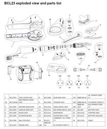 servisni rozkres BCL23