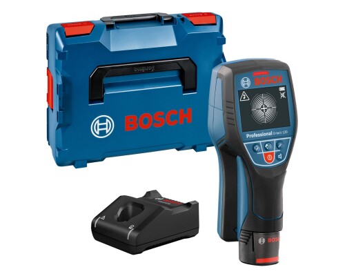 Univerzální radarový detektor Bosch D-Tect 120, 1x2,0Ah, L-Boxx Bosch profi0601081301