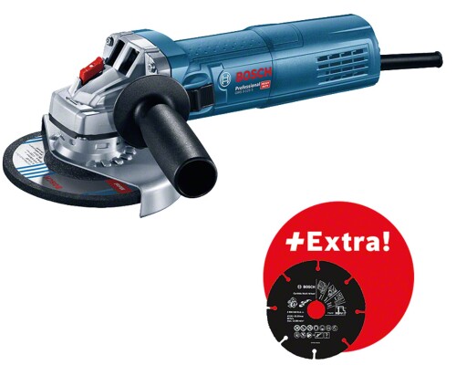 Bruska úhlová s regulací otáček Bosch GWS 9-125 S, 900W, 125mm + kotouč Bosch profi0601396123