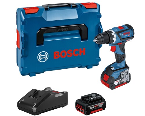 AKU vrtací šroubovák Bosch Dynamic GSR 18V-60 C, 2x5,0Ah, L-Boxx Bosch profi06019G110D