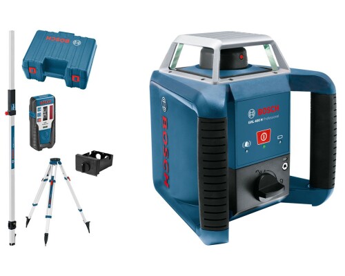 Stavební samonivelační laser Bosch GRL 400 H set + stativ BT170 + lať GR240 Bosch profi061599403U