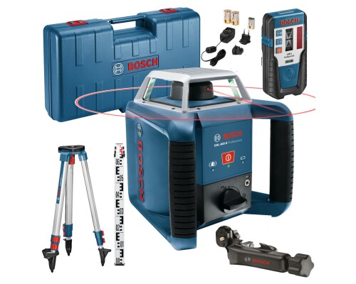 Stavební samonivelační laser Bosch GRL 400 H set + stativ BT152 + lať GR2400 Bosch profi06159940JY