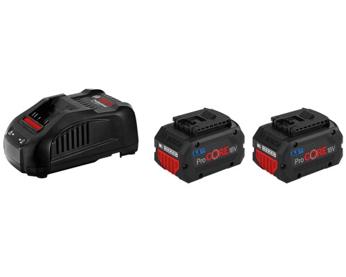 Startovací sada Bosch 18V, nabíječ GAL 1880CV + 2x GBA 18V ProCORE, 5,5Ah Bosch profi1600A0214C