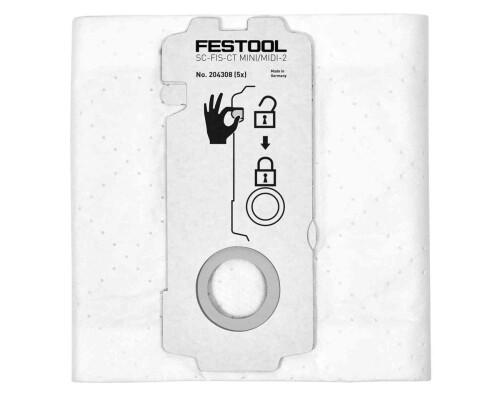 Filtrační sáček Festool SC-FIS-CT MINI/MIDI-2/5/CT15 (5ks) Festool204308
