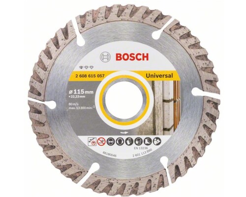 Diamantový řezací kotouč HS Professional UNI, 115mm Bosch profi2608615057