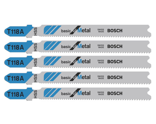Pilový list do přímočaré pily na kov Basic for Metal T 118 A (5ks) Bosch profi2608631013
