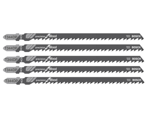 Pilový list přímočaré pily Precision for Wood T 344 DP (5ks) Bosch profi2608633A36