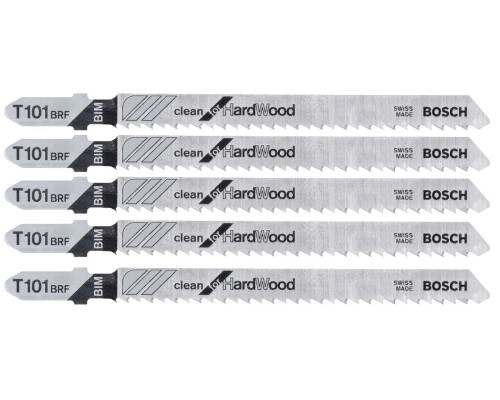 Pilový list BiM do přímočaré pily Clean for Hard Wood T 101 BRF (5ks) Bosch profi2608634235