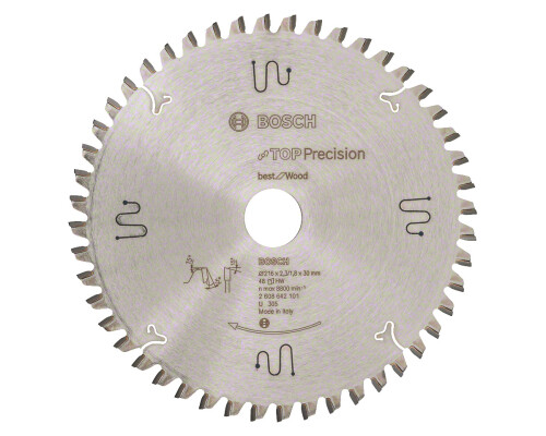 Pilový kotouč kapovací TOP Precision 216x2,3(1,8)x30mm, 48T ATB(WZ) Bosch profi2608642101