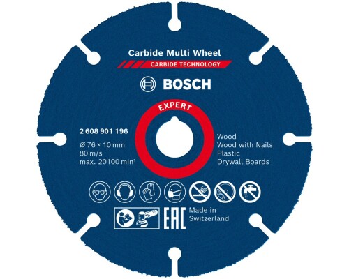 Víceúčelový kotouč Carbide Multi Wheel, průměr 76mm Bosch profi2608901196