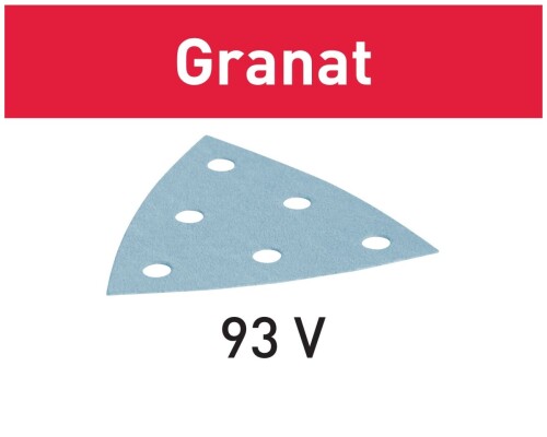 Brusný papír Festool Granat tvar delta V 93/6, P40, (50ks) Festool497390