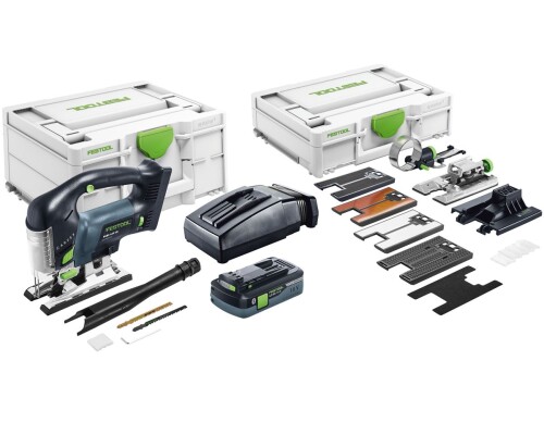 AKU přímočará pila Festool Carvex PSBC 420 HPC 4,0 EBI-Set SYS3 Festool576536