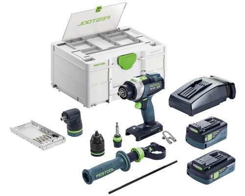 AKU příklepový šroubovák Festool Quadrive TPC 18/4 5,0/4,0 I-Set Festool577621