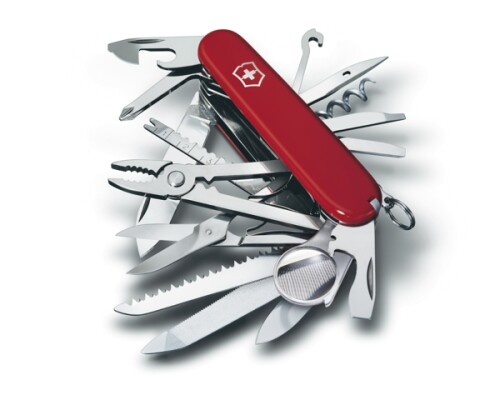 Kapesní nůž Victorinox Swiss Champ, červený, 91mm Victorinox1.6795