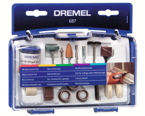 Univerzální sada příslušenství Dremel 687, 52ks Dremel26150687JA