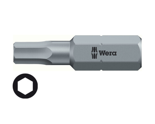 Šroubovací bit Wera 840/1 Z, 1/4", 25mm, Inbus SW 7/64" WeraW135078