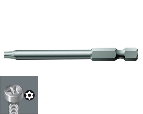 Šroubovací bit Wera 867/4 Z, 89mm, Torx s otvorem TX8 BO WeraW060048