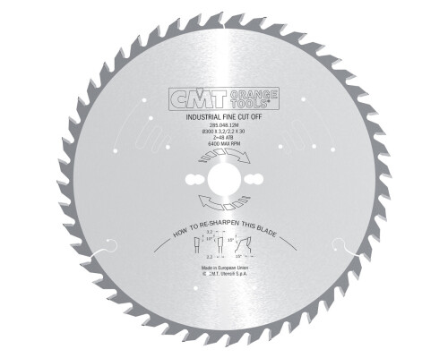 Pilový kotouč pro podélné a příčné řezy 400x3,5x30mm, 60ATB CMTC28506016M