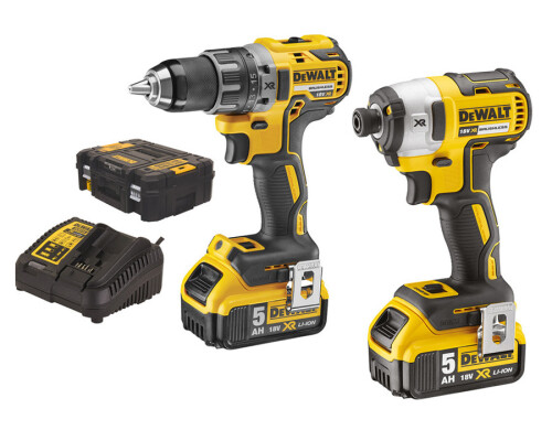 Combo sada AKU nářadí DeWalt DCD791+DCF887, XR 2x18V DeWaltDCK268P2T-QW