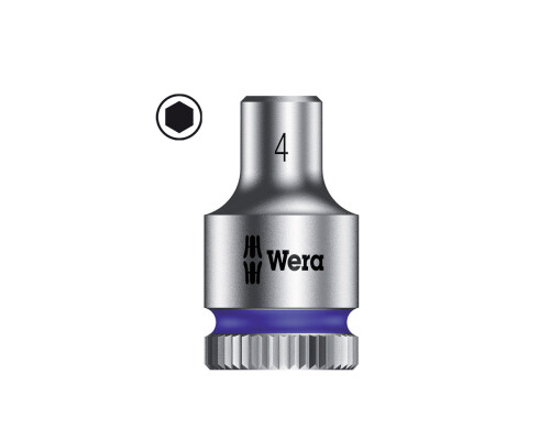 Nástrčná hlavice barevná Wera 8790 HMA 6-ti hran 1/4", 4mm WeraW003501